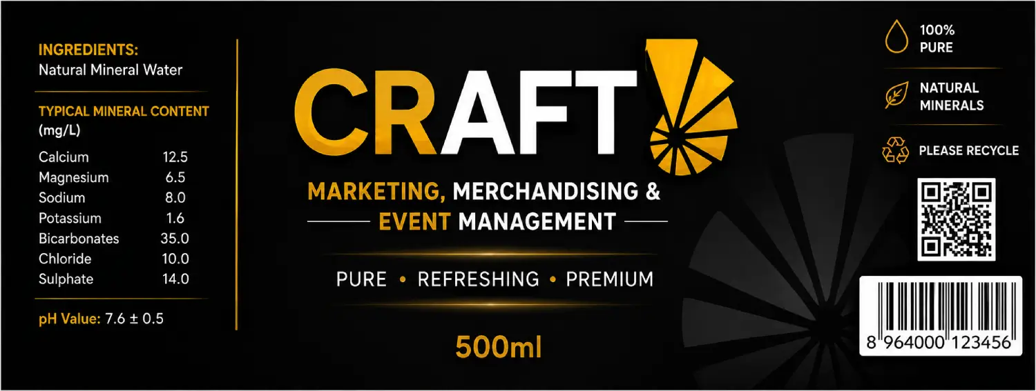 Craft Beverage & Corporate Label