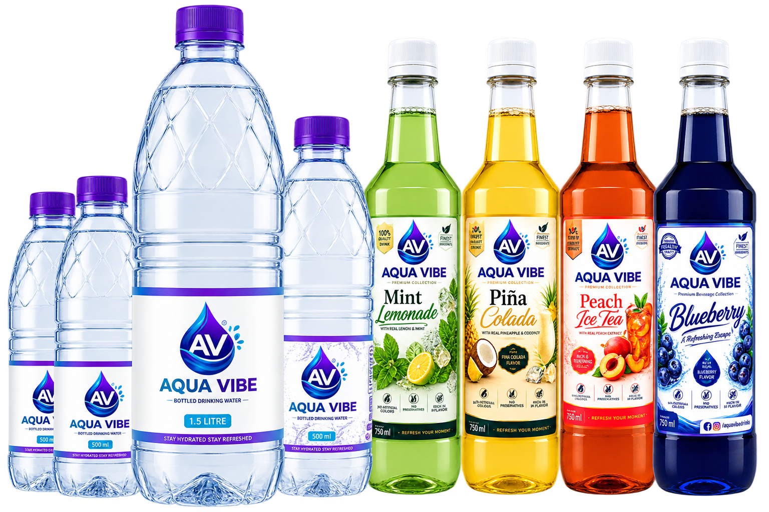 Aqua Vibe Products Portfolio